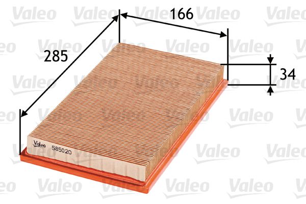 Filtr powietrza VALEO 585020