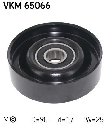 Rolka napinacza, pasek klinowy wielorowkowy SKF VKM 65066