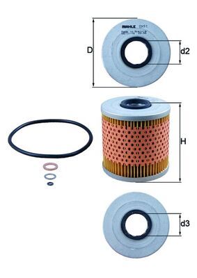 Filtr oleju KNECHT OX 91D
