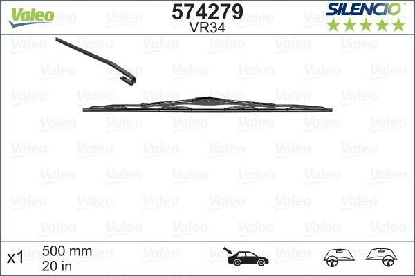 Pióro wycieraczki VALEO 574279