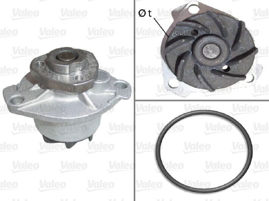 Pompa wody, chłodzenie silnika VALEO 506484