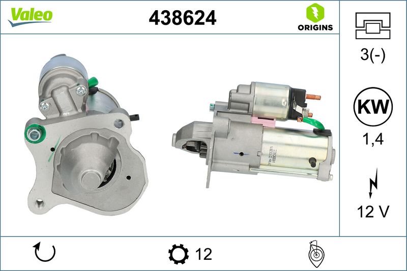 Rozrusznik VALEO 438624