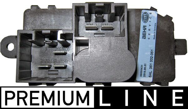 Regulator, wentylator nawiewu do wnętrza pojazdu MAHLE abr 96 000p