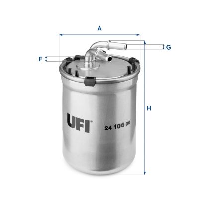 Filtr paliwa UFI 24.106.00