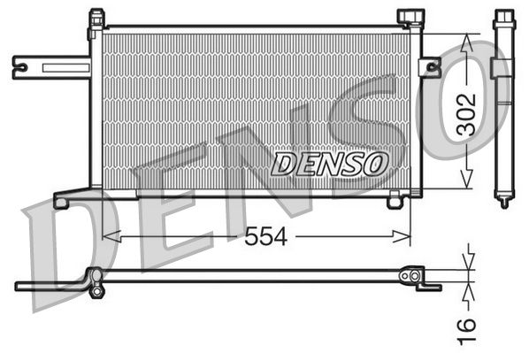 Skraplacz, klimatyzacja DENSO DCN46005