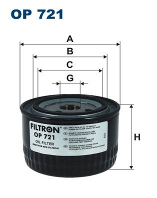 Filtr hydrauliczny, automatyczna skrzynia biegów FILTRON OP 721