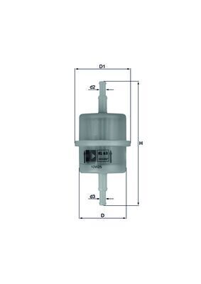 Filtr paliwa KNECHT KL 63 OF