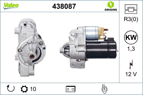 Rozrusznik VALEO 438087