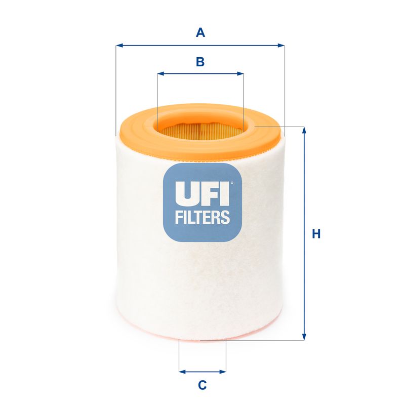 Filtr powietrza UFI 27.a48.00