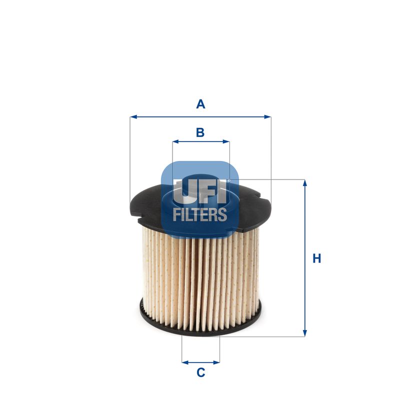 Filtr paliwa UFI 26.104.00