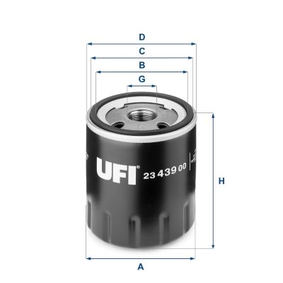 Filtr oleju UFI 23.439.00