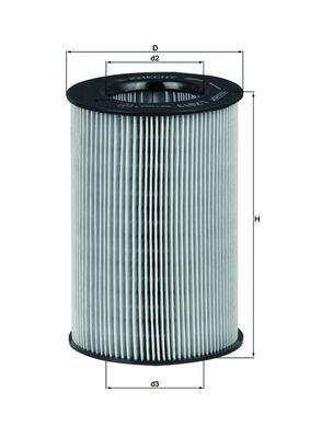 Filtr powietrza KNECHT LX 813