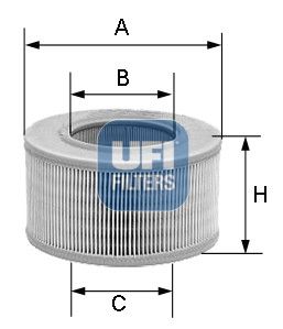 Filtr powietrza UFI 27.716.00