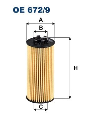 Filtr oleju FILTRON oe 672/9