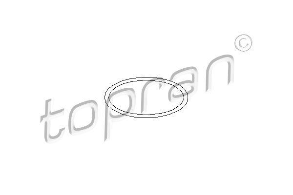 Uszczelnienie, pompa wody TOPRAN 100 572
