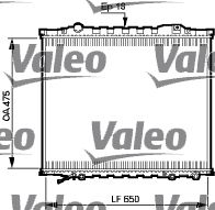 Chłodnica, układ chłodzenia silnika VALEO 735528