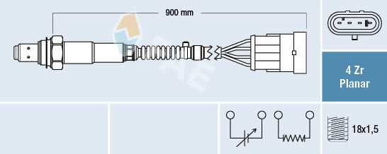 Sonda lambda FAE 77362