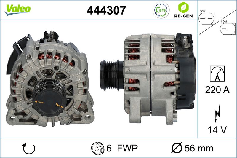 Alternator VALEO 444307