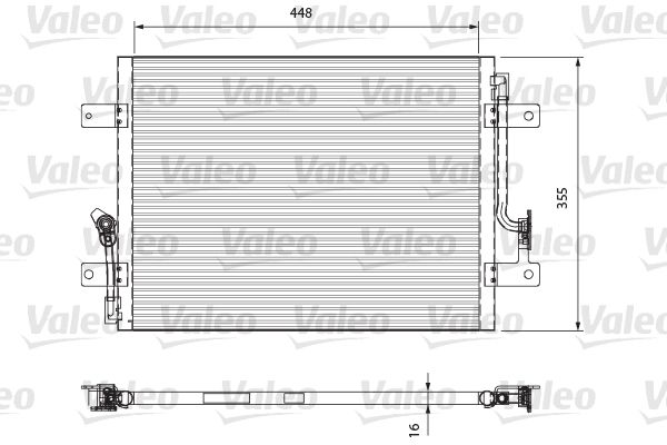 Skraplacz, klimatyzacja VALEO 818066