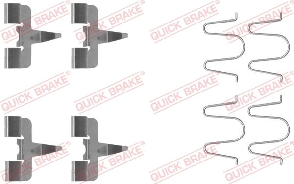 Zestaw akcesoriów, klocki hamulcowe QUICK BRAKE 109-1207