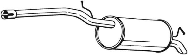 Tłumik końcowy BOSAL 280-161