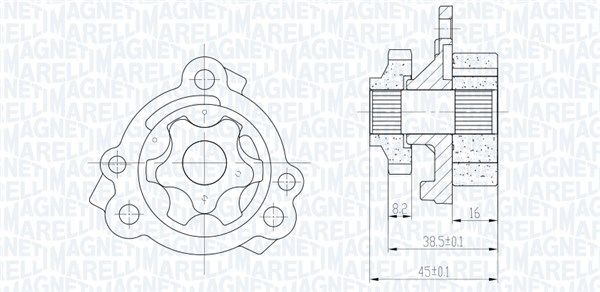 Pompa oleju MAGNETI MARELLI 351516000111