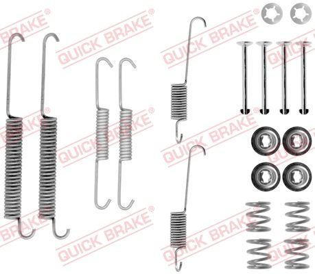Zestaw akcesoriów, szczęki hamulcowe QUICK BRAKE 105-0754