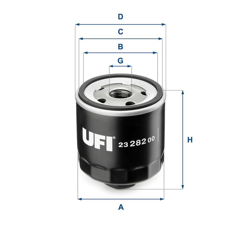 Filtr oleju UFI 23.282.00