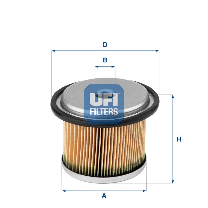 Filtr paliwa UFI 26.676.00