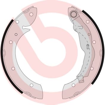 Zestaw szczęk hamulcowych BREMBO S 68 521