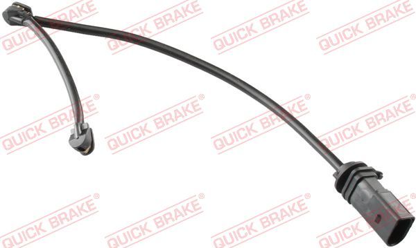Styk ostrzegawczy, zużycie okładzin hamulcowych QUICK BRAKE WS 0384 A