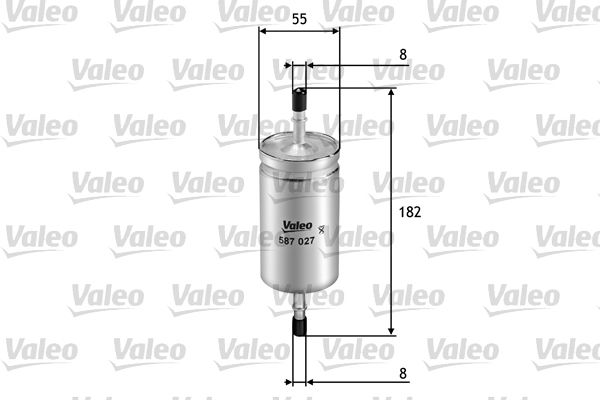 Filtr paliwa VALEO 587027