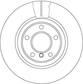 Tarcza hamulcowa TRW DF6616S