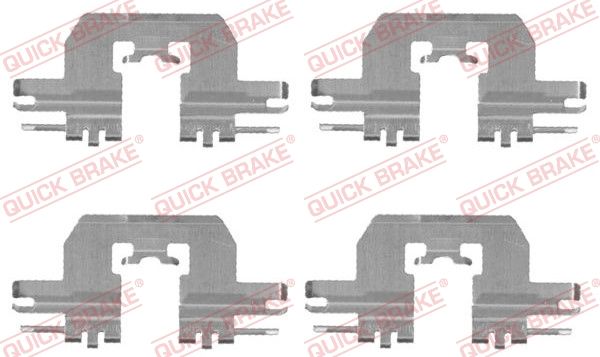 Zestaw akcesoriów, klocki hamulcowe QUICK BRAKE 109-1724