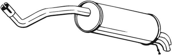 Tłumik końcowy BOSAL 227-021