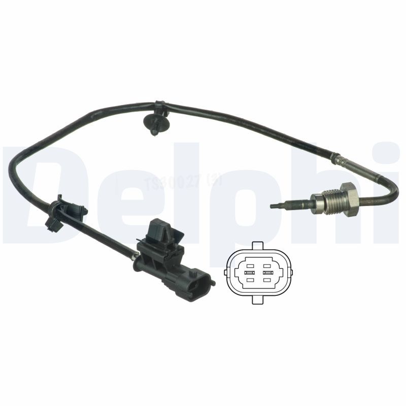 czujnik, temperatura spalin DELPHI TS30027