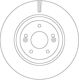 Tarcza hamulcowa TRW DF7592