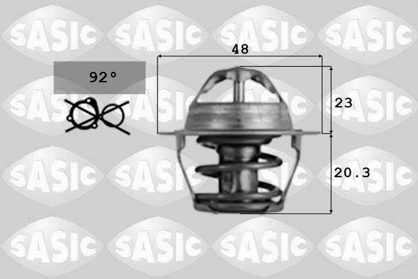 Termostat, płyn chłodzący SASIC 9000389