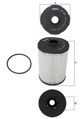 Filtr oleju KNECHT OX 1429D