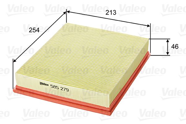 Filtr powietrza VALEO 585279