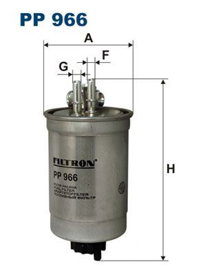 Filtr paliwa FILTRON pp 966