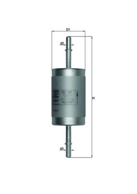 Filtr paliwa KNECHT KL 181