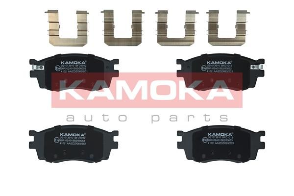 Zestaw klocków hamulcowych, hamulce tarczowe KAMOKA JQ1013910