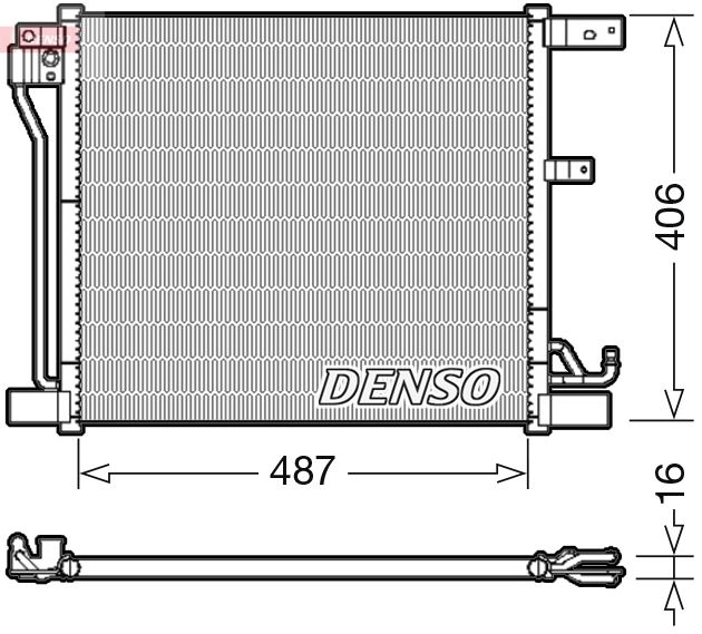 Skraplacz, klimatyzacja Denso DCN46018