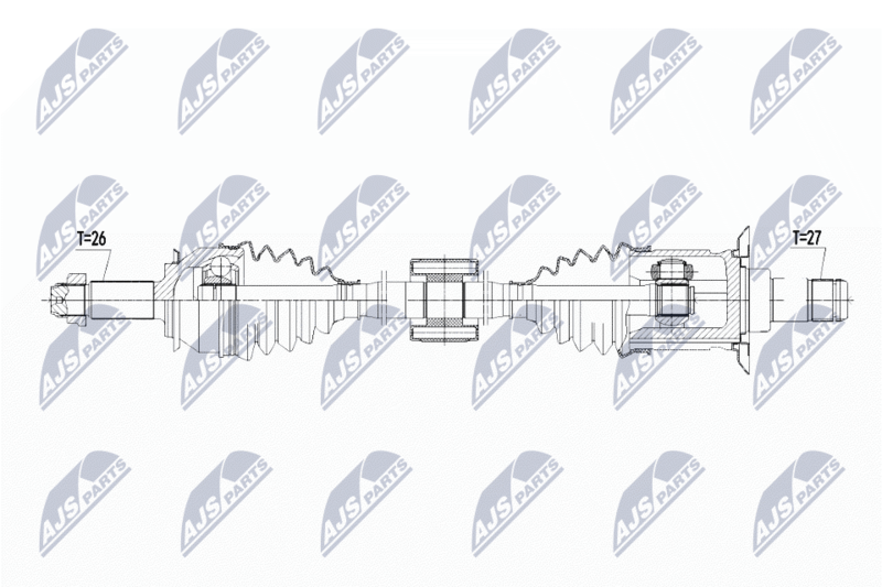Wał napędowy NTY NPW-BM-103