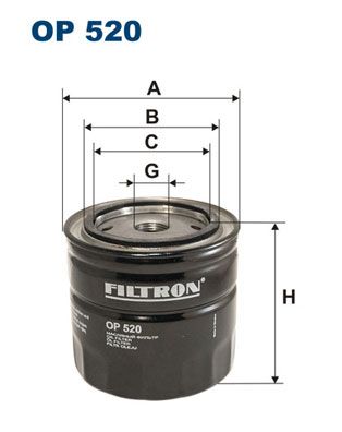 Filtr oleju FILTRON op 520