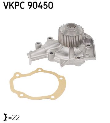 Pompa wody, chłodzenie silnika SKF VKPC90450