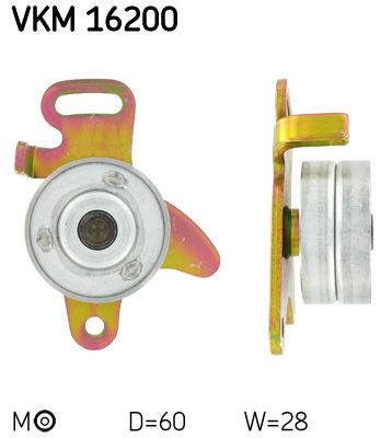 Rolka napinacza, pasek rozrządu SKF vkm 16200