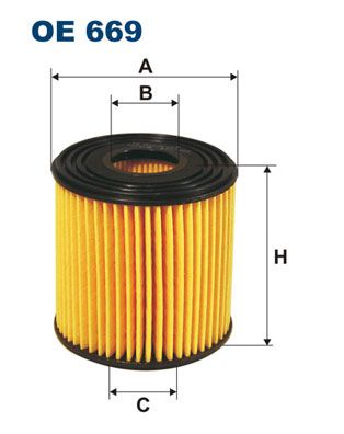 Filtr oleju FILTRON oe 669