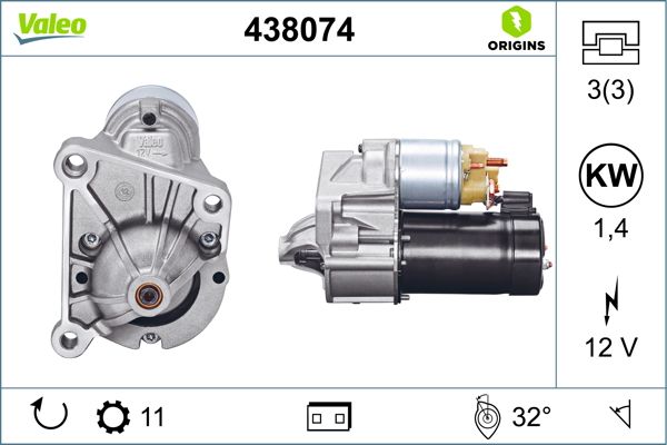 Rozrusznik VALEO 438074